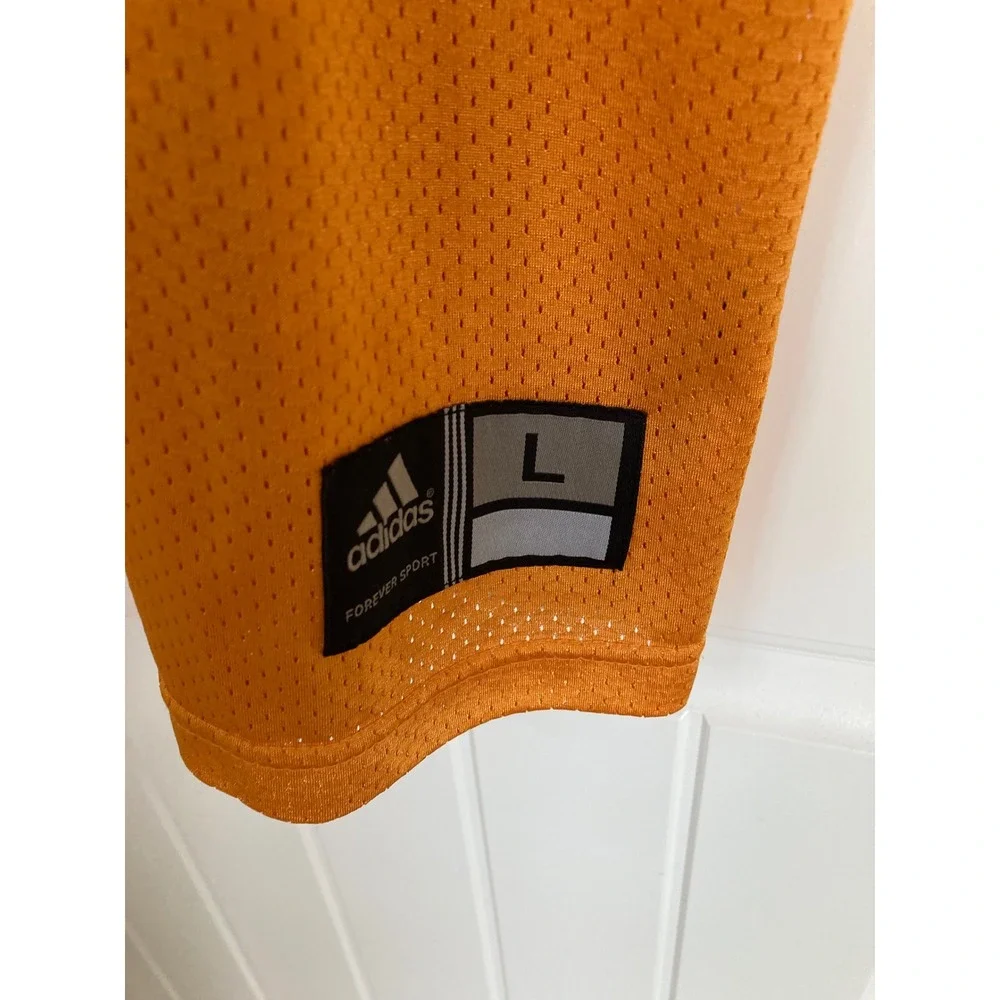 Adidas Tennessee Volunteers #10 Football Jersey Orange Mens Large NCAA Mesh
